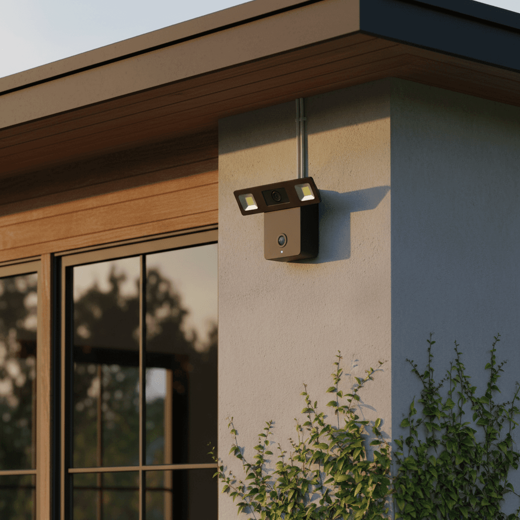 Brighten and protect your home with our Floodlight Camera