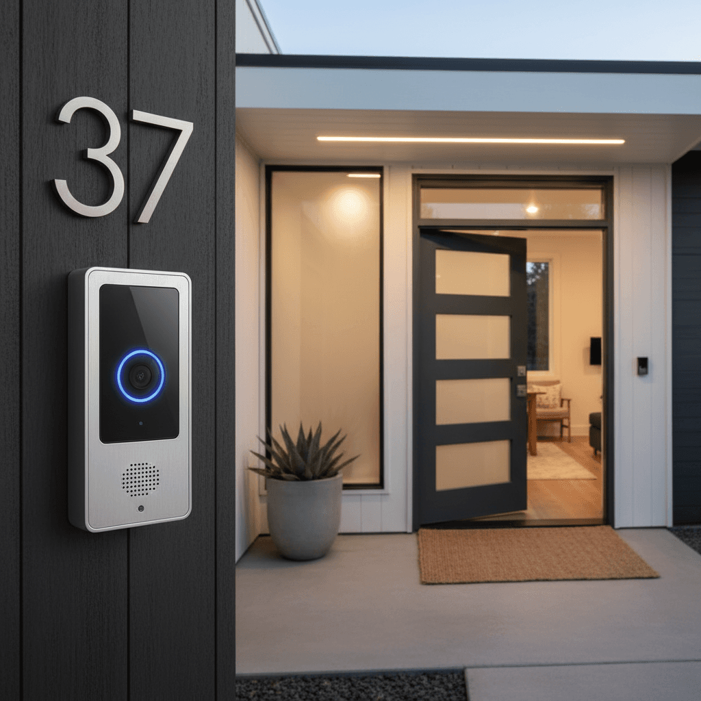 Never miss a visitor with our Video Doorbell